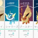【ポケモンGO攻略】イーブイの進化先を名前を使って指定する裏技!おすすめはシャワーズ!!